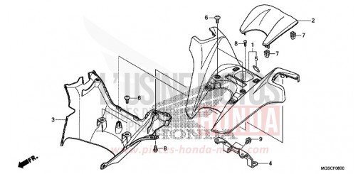 COPERTURA MANUBRIO NC700DC di 2012